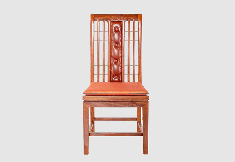 六盘水芙蓉榭中式实木餐椅效果图